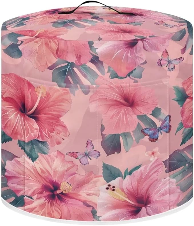 Tropical Floral Dust Cover Instant Pot Heavy Duty Waterproof Dust Pressure Cooker Cover Case for Instant Pot Pressure Cooker Instant Pot Appliance Covers Pressure Cooker Size S