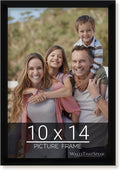 wallsthatspeak 10x14 Black Picture Frame for Puzzles Posters Photos or Artwork