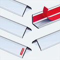 Clear Self-Adhesive Mini Wall Corner Protectors, Cute Corner Guards & Edge Protector for Wall Door Frame Cabinet Baseboard & Door, Table, Stair, Easy to Cut (5/8" Thick, 39.4" Length - 5Pack)