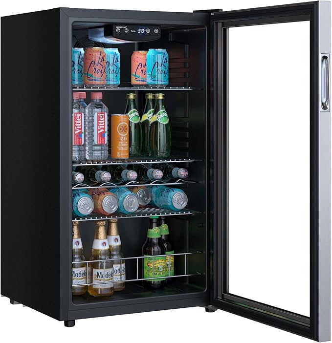EdgeStar BWC121SS 19 Inch Wide 105 Can Capacity Extreme Cool Beverage Center
