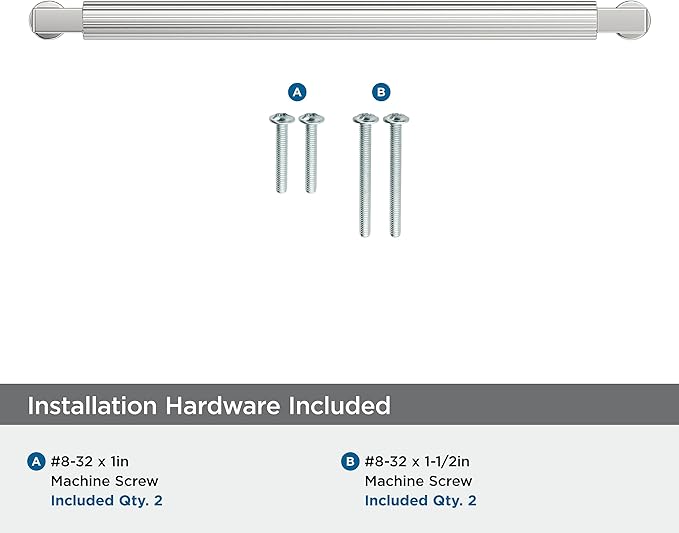 Amerock Ballard 8-13/16 inch (224mm) Center-to-Center Polished Chrome Cabinet Pull, BP3764726