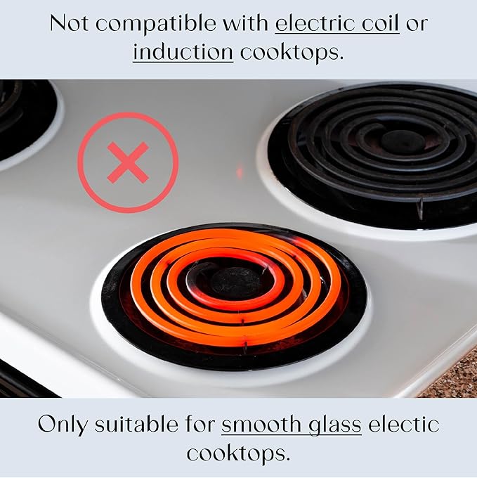 Electric Stove Cover Protector - Can be Used While Cooking - Glass Panel Overlay - Can Withstand over 1400 °F - Kitchen Essential for Cooktop Protection - Boyd (28.5" x 19.75")
