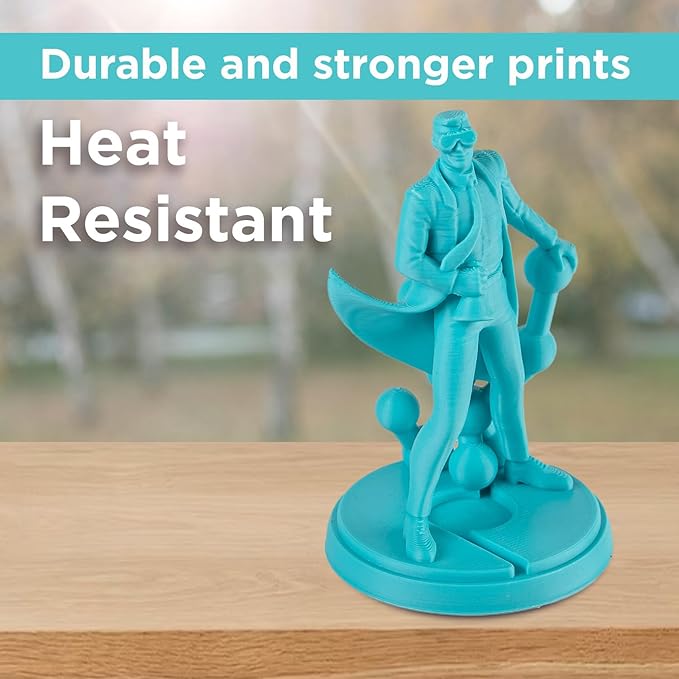 Polymaker ABS Filament 1.75mm Teal, 1kg 3D Printing Filament, PolyLite ABS 3D Printer Filament, Heat Resistant, Strong & Durable, Dimensional Accuracy +/- 0.03mm