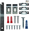 Frame Lock Security Hanging Kits with T-Head Screws - 25 Pack - Anti-Theft Security Lock Hangers for Art in Museums, Art Galleries, Hotels and Restaurant - Supports Up to 15 Pounds