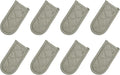 uxcell 8Pcs Pan Handle Sleeve, Pot Handle Covers Heat Resistant Iron Skillet Handle Covers for Kitchen Baking Cooking Supplies, Gray
