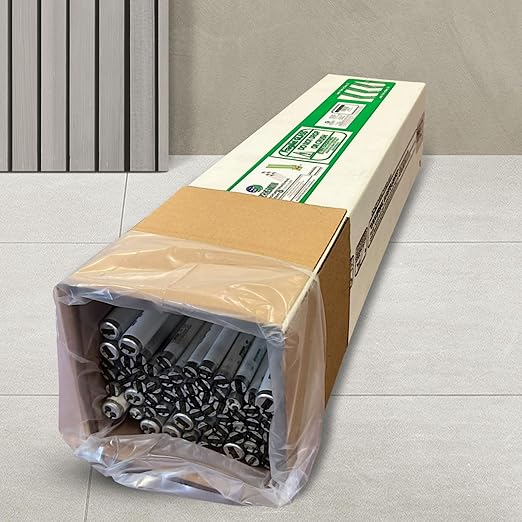 Recycling Box for Straight Lamps – Prepaid | Mail Back Recycle Kit That Holds up to 27 x T12 Tube Lights or 64 x T8 Fluorescent Tubes - (4 Foot Standard Box)