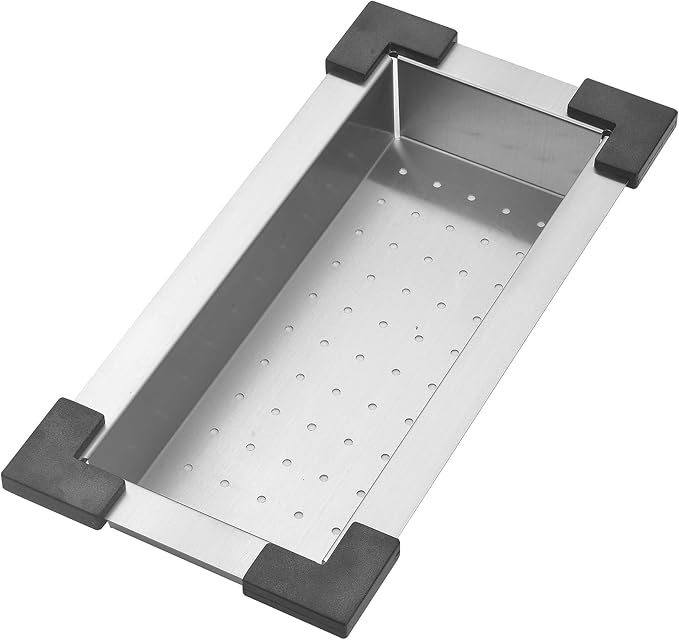 STARSTAR Workstation Ledge Top Mount/Drop-in 304 Stainless Steel Luxury Single Bowl For Kitchen,Yard, Office, Bar, Laundry Sink (22 x 22)