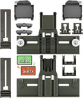 UPGRADED W10350375 Dishwasher Top Rack Parts & W10320664/5 Housing for Kenmore Whirlpool Dishwasher Parts WDT730PAHZ0 WDT750SAHZ0 WDTA50SAHZ0 WDT970SAHZ0 Upper Rack Parts,13 Pack