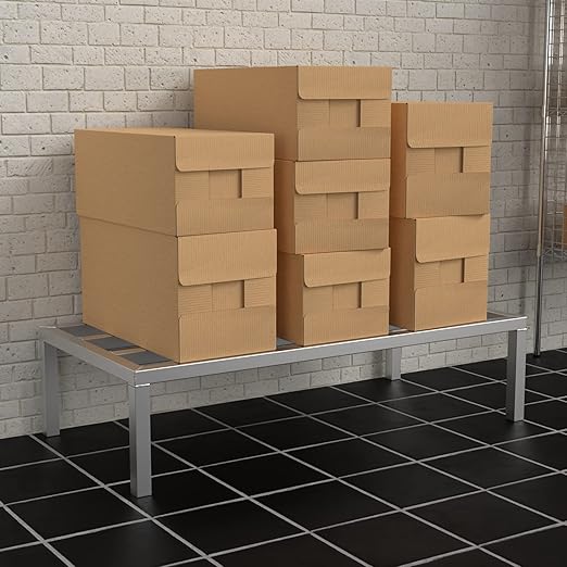 48'' x 24'' x 12'' Aluminum Dunnage Rack - 1780 lb. Capacity