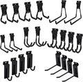 Slatwall Accessories 22 PCS Heavy Duty Garage Hooks Slatwall Panel Hooks Slat Wall Hanging Hook for Bike Ladder Garage Storage System Accessory Multi Size Utility