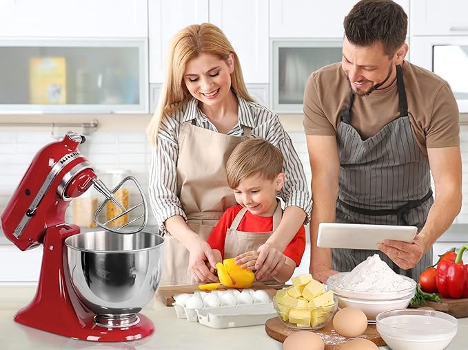 Beater Blade for Kitchenaid Mixer Tilt-head 4.5-5.0 Qt Stand Mixers, Stainless Steel Dishwasher Safe, Perfect Pastry Paddle Attachment