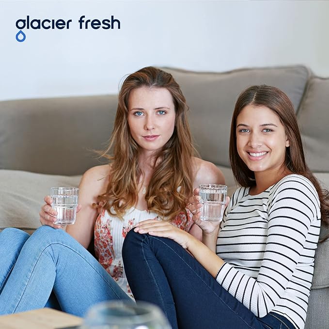 GLACIER FRESH XWF Replacement For GE XWF Refrigerator Water Filter Pack of 2 (Not for XWFE)