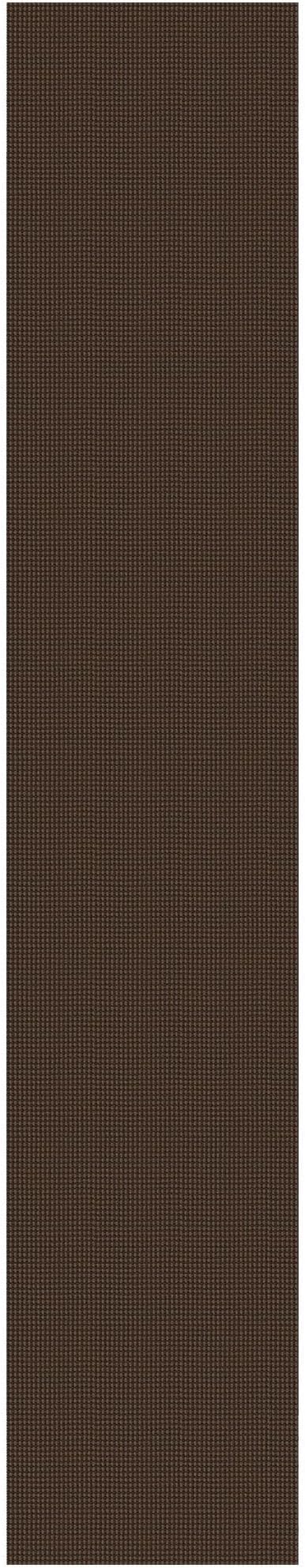 IOHOUZE Washable Exrea Long Hallway Runner Rug 3x18 Non Slip Rubber Backed Kitchen Runner Entryway Runner Indoor, Woven Rugs Floor Carpet for Kitchen Hall Entryway Stair, Brown