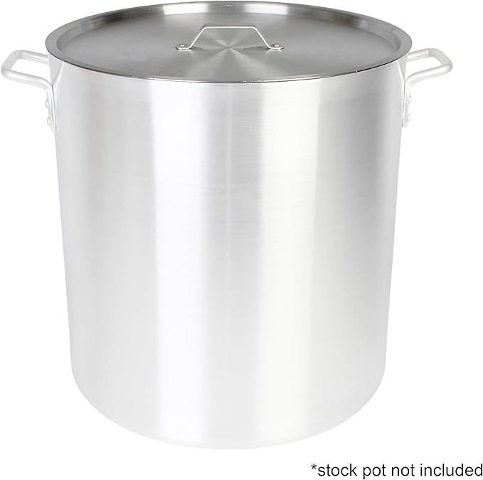 Thunder Group Stock Pot Lid, 80 Quart, Silver