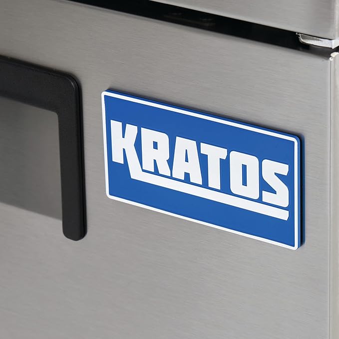 Kratos Commercial Undercounter Freezer, 1 Door 27" Wide All Stainless Steel Mobile Freezer for Restaurants, 5.5 Cubic Ft, 115V (67K-304)