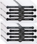 Tamper Evident Labels for Food Packaging 200PCS, 7.1"x1" Security Seals Stickers for Bakery, Candy, Artisan Crafts (Black)