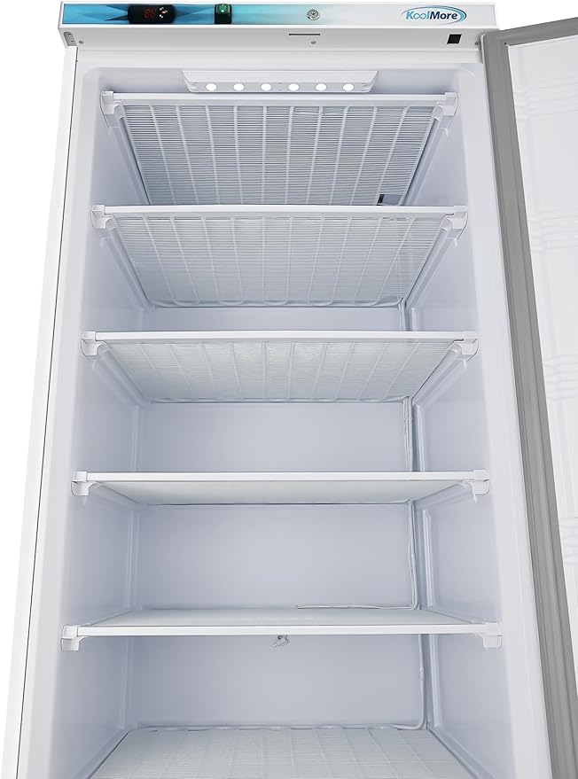KoolMore 21 Cu. ft. Commercial Reach-in Freezer in White Manual Defrost (KM-FMD20WH)