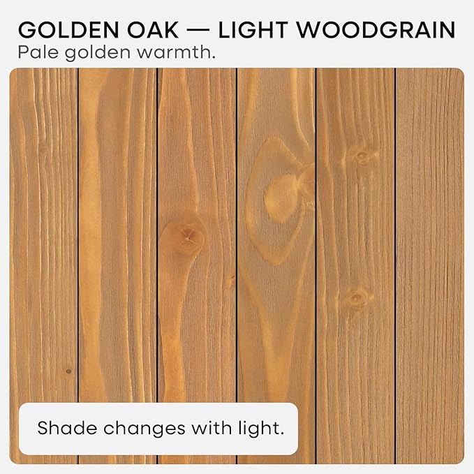 Homeforia 18 inch Golden Oak Floating Shelf, High End Solid Real Wood 18inch Small Floating Shelves for Wall Mounted, Oak Wooden 18in Floating Shelves, Heavy Duty Bracket, 18 X 6.5 X 1.75 in, Set of 3