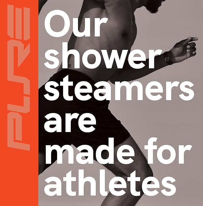 Sport Shower Steamers - Made in USA with Natural Eucalyptus Essential Oil, Aromatherapy, Stress and Sinus Relief, Muscle Recovery for Athletes, Best Birthday and Valentines Day Gifts for Runners