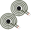 LXun Upgraded 2 Pack MP15YA 6" Electric Range Burner Element Unit Set, Electric Stove Burners Replacement for Kenmore & Maytag & Norge & Whirlpool, Fit MP22YA Range Stove Burner Top Surface Element