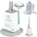 SALAV Standing Garment Steamer with Smart Auto-Off, Adjustable Comfort Board, 6 Steam Setting LED Display for Various Fabric Types, Perfect for Home and Family