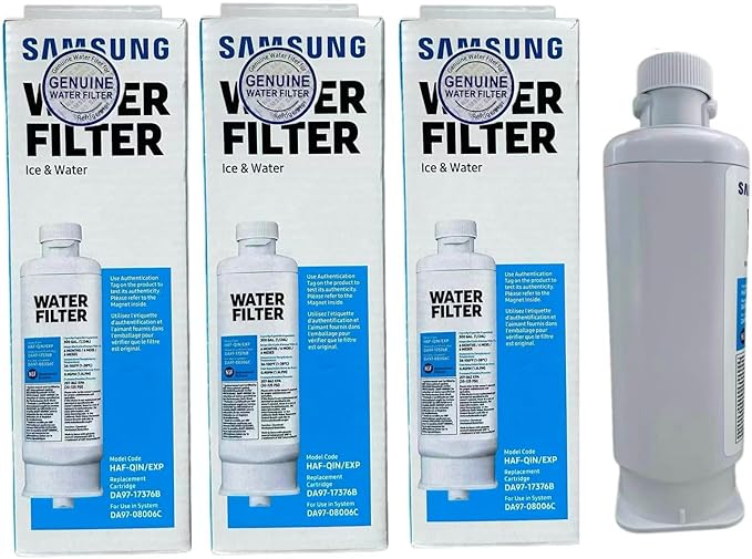 Generic Samsunng® DA97-17376B Replacement for SAMSUNG Water FiIter HAF-QIN/EXP DA97-08006C DA97-17376,DA97-17376A (3 PACK)