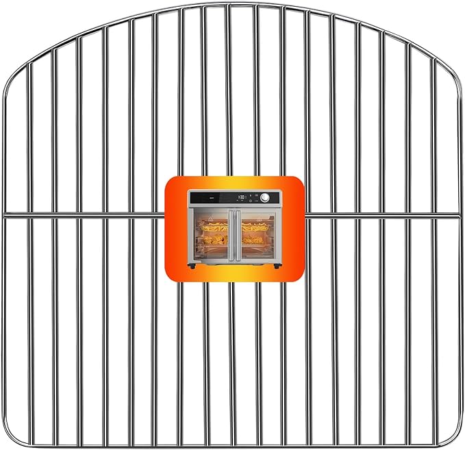 Countertop Toaster Oven Accessories for BLACK+DECKER Crisp 'N Bake Air Fryer Toaster Oven, 12.4×12.2 IN Food Grade Stainless Steel Toaster Oven Replacement Parts Wire Rack, Dishwasher Safe