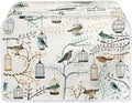 UNICEU Bird Print Toaster Cover 4 Slice Dustproof Bakeware Protector Small Kitchen Appliance Dust Covers Protection