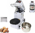 INTSUPERMAI Commercial Dough Mixer Machine Electric Food Mixer with Removable Bowl Double Action Spiral Mixer for Schools Bakeries Restaurants Pizzerias 110V 20 L / 20 QT Capacity