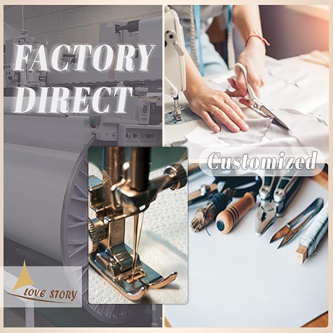 LOVE STORY Custom Size 9' x 15' Sand Sun Shade Sail Canopy Commercial Rectangle Sail Shade Fabric for Patio Garden Backyard Pool (Customized)