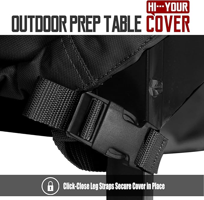 Prep Table Cover, Fits 52 inch Keter Unity XL Portable Outdoor Table,420D Tear-Resistant, UV Resistant, All Weather Protection Waterproof,52" L x 22" W x 36" H