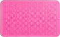 Silicone Dish Drying Mat for Multiple Usage,Easy clean,Eco-friendly,Heat-resistant Silicone Mat for Kitchen Counter or Sink,Refrigerator or Drawer Liner Rose 3XL 28 inches x 18 inches