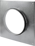 Repa Market 8 Inch Round Duct Flange/Galvanized Steel with Rubber Gasket/Wall or Ceiling Mount Adapter/for Dryer Hose & HVAC/Heavy Duty Air Return, Heating Cooling Exhaust Ventilation Cover