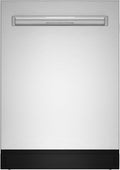 SHARP SDW6767HS Smart Dishwasher Works with Alexa. Includes LED Interior lights, Stainless Steel interior, Heated Dry with Fan Assist, Wash Zone cleans half load on either rack, Adjustable Third Rack