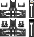 Upgraded W10546503 WPW10546503 Dishwasher Top Rack Adjuster kit Fit for Kitchen-aid Dishwasher Parts Upper Rack, with W10195840 & W10195839 & W10250160 for Whirl-pool ken-more Dishwasher by AMI PARTS