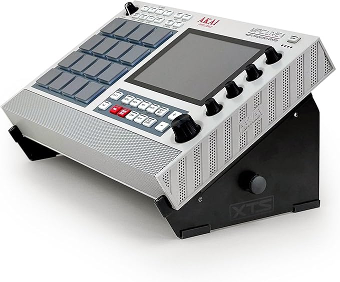 ANALOG CASES XTS Desktop Stand, Large 10.6" - 18.5" Size For Sampler / Synth / MIDI Controller / Drum Machine, Fits Akai MPC Live 2 / Ableton Push 3 / Native Instruments Maschine and more