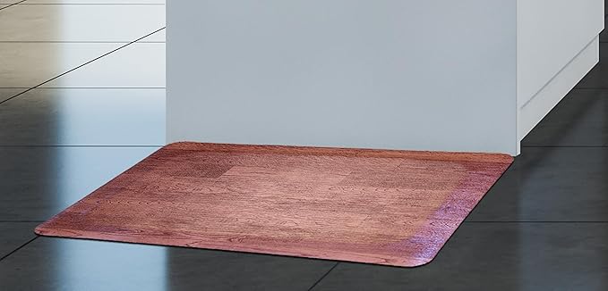 Rhino Mats, Softwoods Anti Fatigue Floor Mat, Commercial Grade Kitchen Mat, Standing Desk Mat, Office, Garage or Anywhere, Standing Comfort. (Oak, 2' x 3' x 7/8")