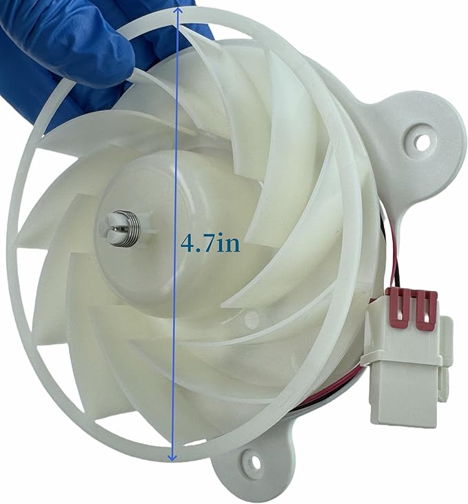 Upgraded DA31-00287B Refrigerator Evaporator Fan Motor (OEM) for Samsung Refrigerator Replaces AP5948644 PS9494284 EAP9494284 DA31-00334A DA96-00968A 2-Years Warranty