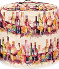 Pressure Cooker Cover Dust-Proof Kitchen Appliance Cover Air Fryer Cover for 6 Quart Instant Pot, with Handle and Pockets Keep Kitchen Appliance Clean Home Decor, Wine Painting