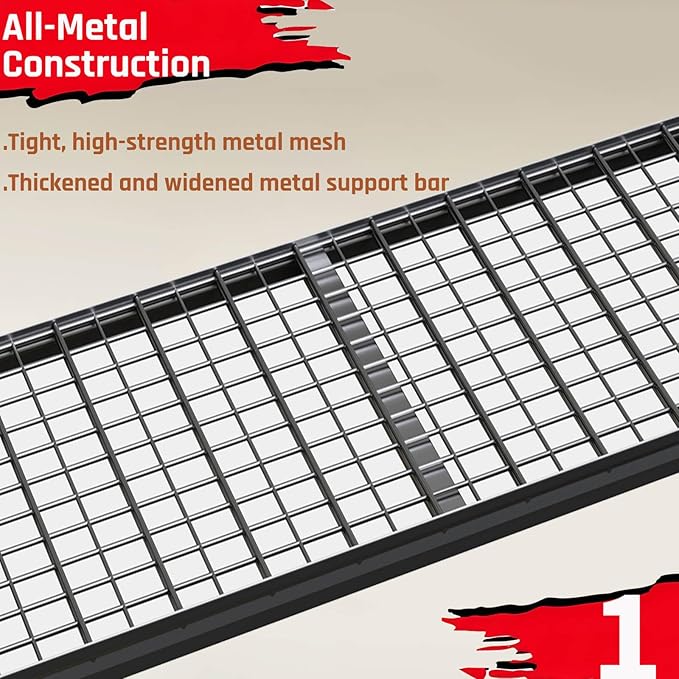 65" Wide Heavy Duty Garage Shelving Units, 6-Tier Deep Storage Shelves,Black Metal Garage Shelves,Steel Shelf,Large Storage Rack,Industrial Shelving for Shop, 65" W x 24" D x84 H,2 Pack