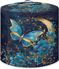 Flashideas Blue Butterfly Pressure Cooker Cover with Storage Pocket Compatible with 8 10 Quart Instant Pot, Durable Rice Cooker Air Fryer Accessories, Waterproof Kitchen Appliances Dust Cover