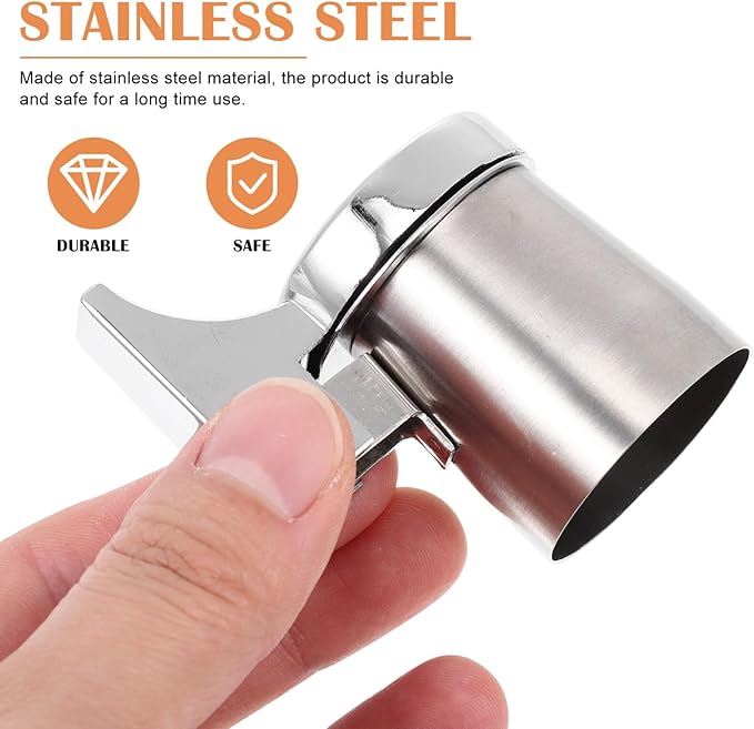 Stainless Steel Whistling Spout Replacement for Tea Kettles Loud Whistle Teapot Nozzle for Easy Boiling and Lightweight Kettle Accessory for Home Use (3.2 cm in diameter)