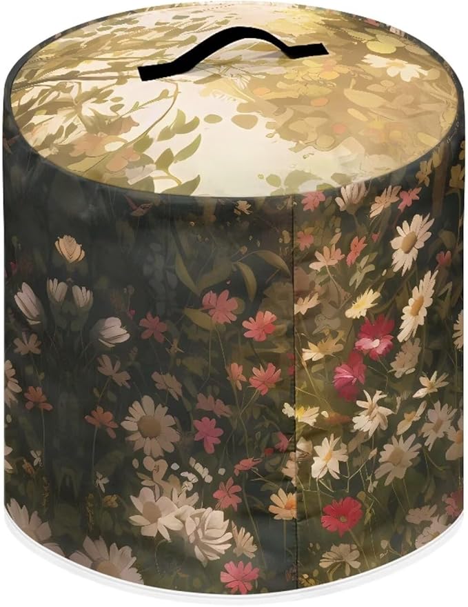 Chicken Air Fryer Cover for 8 Quart Electric Pressure Cooker with Pocket, Dust-proof Appliance Covers for Kitchen Counter Small Appliance Accessories with Pockets