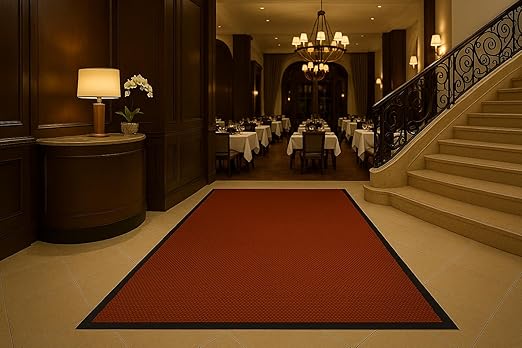 Guardian UG061214 Elite Guard Berber Indoor/Outdoor Floor Mat, 72" x 144", Chcoloate