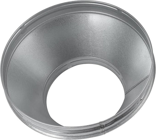 12.5" to 8" Inch Round Duct Reducer - Galvanized Steel Pipe Increaser - Coupling for Round Duct Ventilation Systems - Heating & Cooling, HVAC