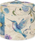 TODIYADDU Artistic Hummingbird Electric Pressure Cooker Cover Round Protective Cover Bag with Pocket and Handle for Instant Pots or Rice Cooker Kitchen Small Appliance Dust Covers Holiday Presents