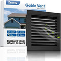 12" X 12" Gable Vent - Premium Aluminum, Sturdy & Stylish Shed Vents with Screen, Effectively Removing Heat and Humidity - Ideal for Ventilation in Houses [Vent Opening: 10" x 10"]