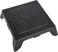 Cast Iron Trivet for Tea Kettles or Pots, Kitchen Counter Decor and Accessories Heat Resistant Mat for Serving Dishs or Pans, Holder Pads for Tea Table and Countertop (Dark Coffee, 5.9", Square)
