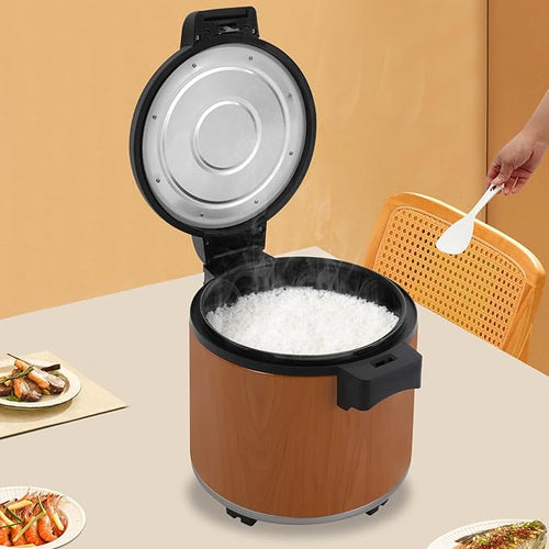 120 Cup Commercial Rice Warmer (Not Cooker), 24.3 QT Big Rice Warmer, Food Soup Sushi Warmers, Constant Temp. 149°F, 105W, Non-Stick Inner Pot