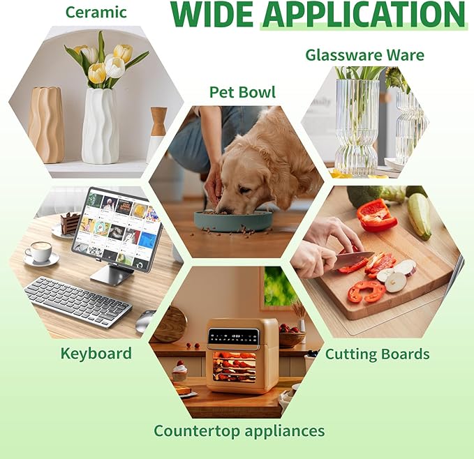 Non-Slip Cutting Board Mat, 2 Pack 10" x 15" Clear Anti-Slip Cutting Board Mat for Home Cooks and Chefs, Safety Grip Mat Under Kitchen Cutting Boards, Dishwasher Safe Great as Drawer Liners